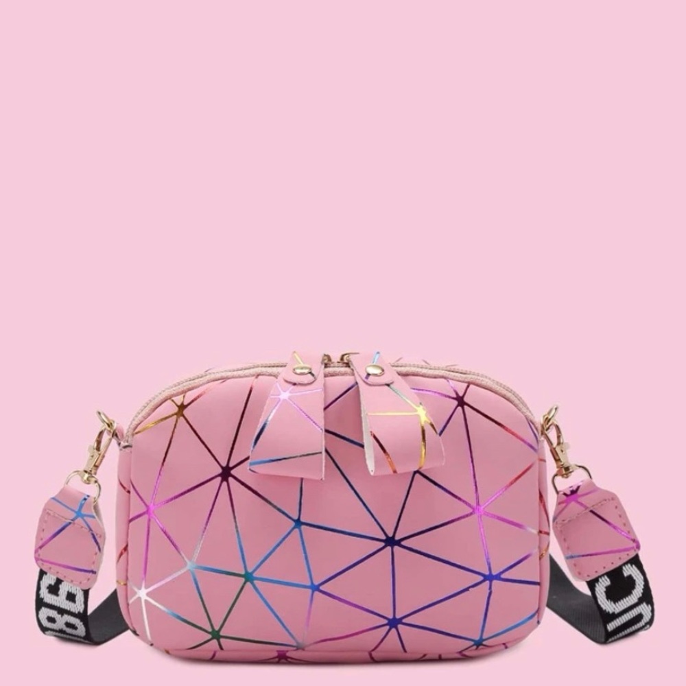 Mini pink crossbody purse